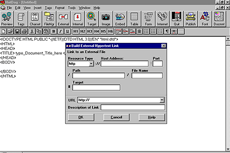 Build External Hypertext Link