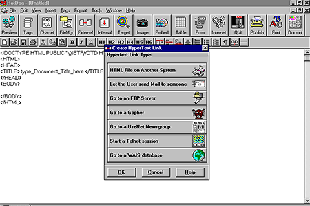 Create HyperText Link