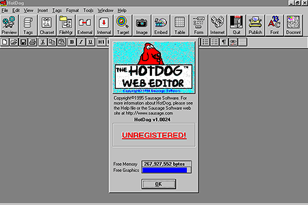 The HotDog Web Editor