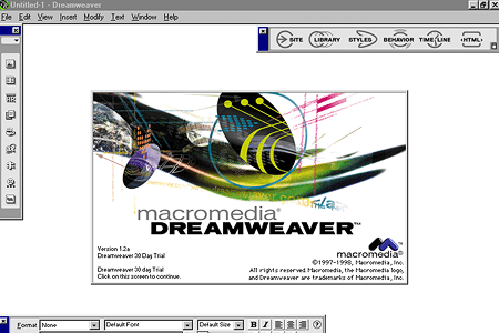 Macromedia Dreamweaver 1.2