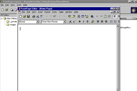 FrontPage Editor