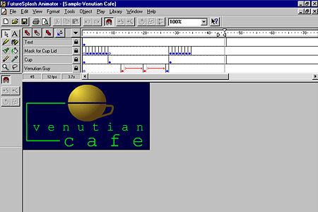 FutureSplash Animator – Sample Venutian Cafe