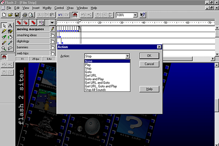 Macromedia Flash 2.0 – Actions