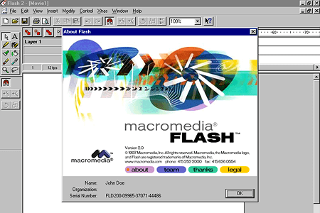 Macromedia Flash 2.0