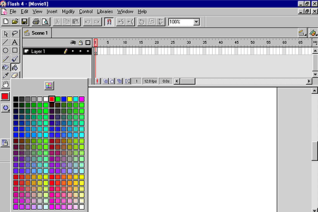 Macromedia Flash 4.0 – Color Palette