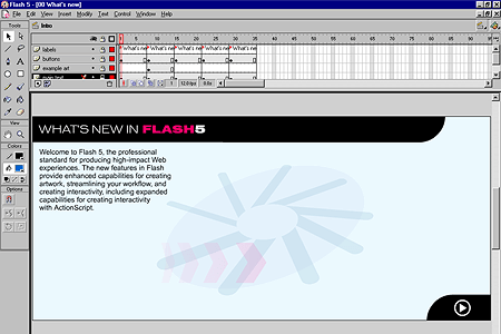 Macromedia Flash 5.0 – What's new