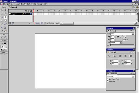 Macromedia Flash 5.0 – Font Tools