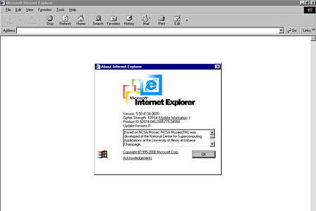 Internet Explorer 5.5