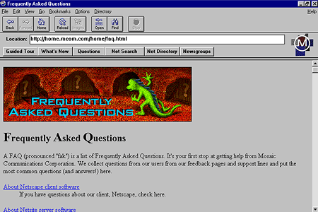 Netscape: FAQ