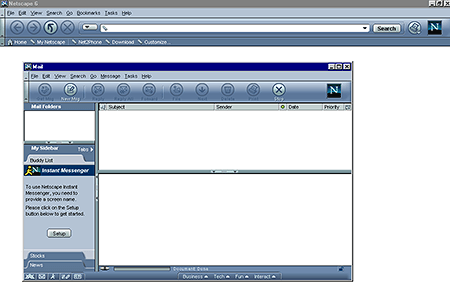 Netscape 6.0 – Mail