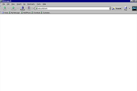 Netscape 6.0 – Classic Theme