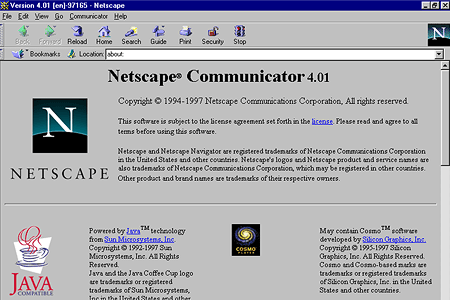 Netscape Communicator 4.01