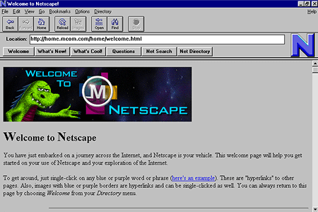 Welcome to Netscape
