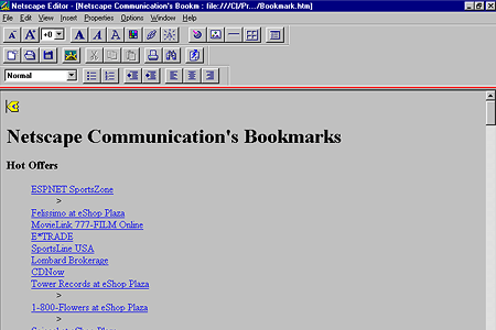 Netscape Editor