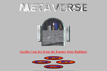 Metaverse website in 1996