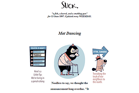 Suck.com website in 1997