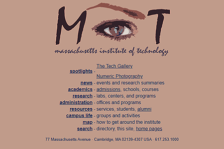 MIT website in 1998