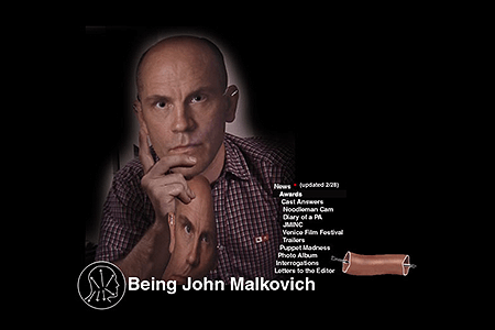 Being John Malkovich website in 1999