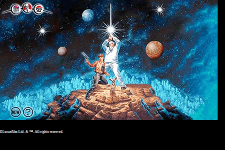 Defeat the Darkside and Win website in 1999