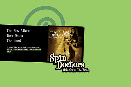 Spin Doctors website in 1999
