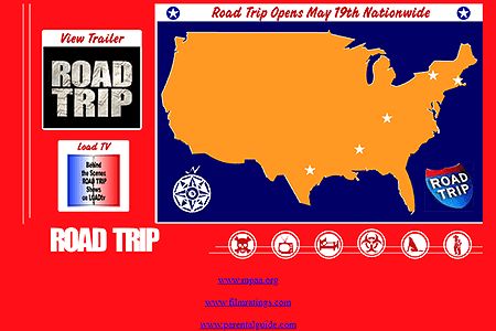 Road Trip flash website in 2000
