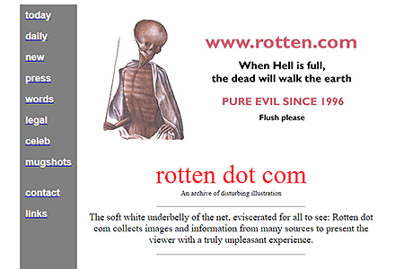 Rotten.com website in 2000
