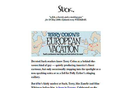 Suck.com website in 2000