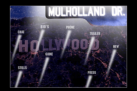 Mulholland Drive flash website in 2001