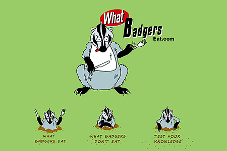 What Badgers Eat website in 2001