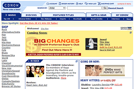 CDNOW website in 2002