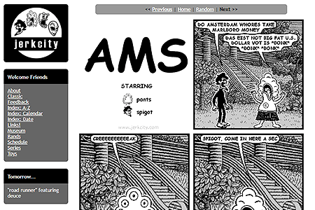 Jerkcity website in 2002