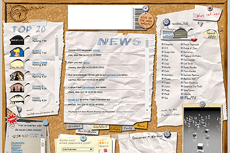 visualOrgasm website in 2002