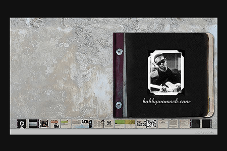 Bobby Womack flash website in 2003