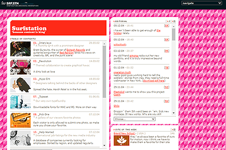 Surfstation website in 2004