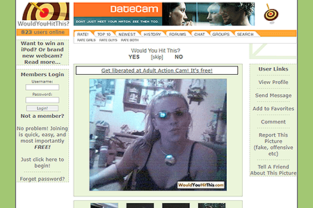 WouldYouHitThis? website in 2004