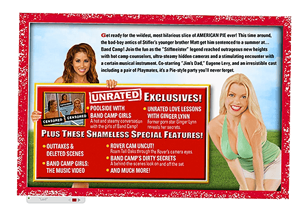 American Pie Presents: Band Camp flash website in 2006