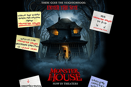 Monster House flash website in 2006