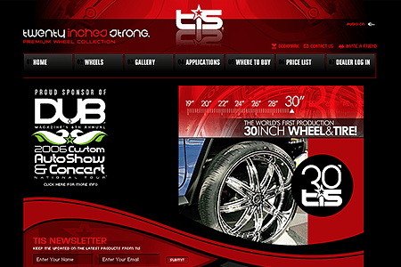 Twenty Inches Strong flash website in 2006