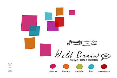 Wild Brain flash website in 2006