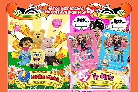 Ty flash website website in 2007