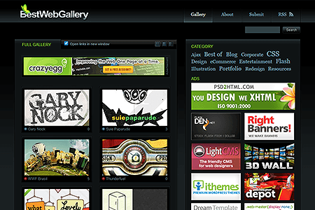 Best Web Gallery website in 2008