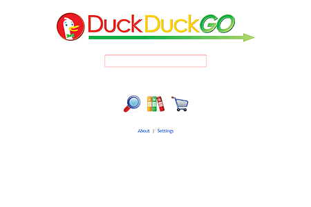 DuckDuckGo website in 2009
