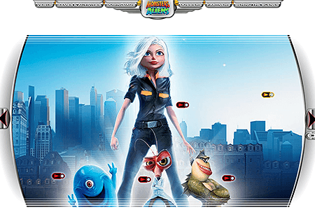 Monsters vs. Aliens flash website in 2009