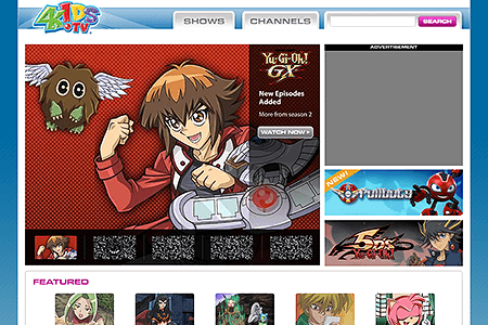 4Kids TV website in 2010