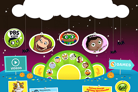 PBS Kids website in 2011