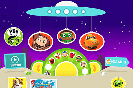 PBS Kids website in 2012