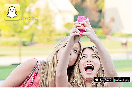 Snapchat website in 2012
