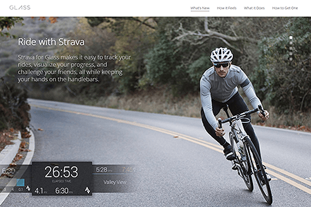 Google Glass website in 2013