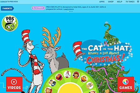 PBS Kids website in 2013