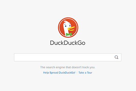 DuckDuckGo website in 2014